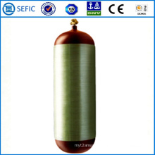 Cilindro de fibra de carbono de aço sem costura 50L CNG (ISO11439)